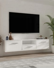 Stewehome Μοντέρνο επιτοίχιο έπιπλο τηλεόρασης 140x30x30 cm