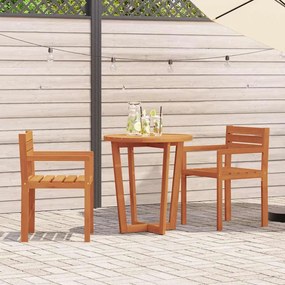 vidaXL Καρέκλες Κήπου 2 τεμ. 50x53x80 εκ. από Μασίφ Ξύλο Ακακίας