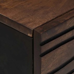 vidaXL Τραπεζάκι σαλονιού Καφέ και Μαύρο 100 x 54 x 40 εκ