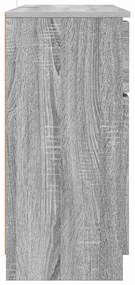 vidaXL Πλαϊνό γραφείο Γκρίζο Σονομα 100 x 30 x 65,6 Επεξεργασμένο ξύλο