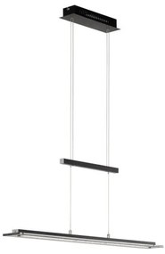 Κρεμαστό Φωτιστικό Οροφής LED 22W Tenso TW 2700/3350/4000K 115x9 Fischer Honsel-60992-Μαύρο 60992