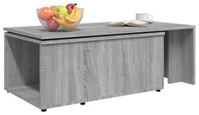 vidaXL Τραπεζάκι Σαλονιού Γκρι Sonoma 150x50x35 εκ. Επεξεργασμένο Ξύλο