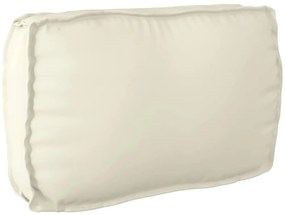 vidaXL Μαξιλάρι παλέτας για πλάτη Κρεμ 70 x 40 x 12 cm Ύφασμα Oxford