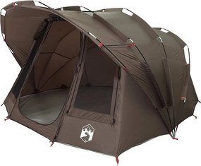 vidaXL Σκηνή Ψαρέματος 5 Ατόμου Αδιάβροχη Καφέ