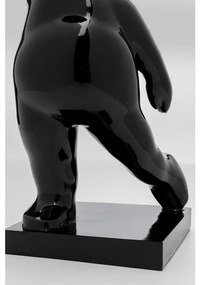 Διακοσμητικό Επιτραπέζιο Balloon Bear Μαύρο/Κόκκινο 16,6x16,2x73,5 εκ. - Μαύρο