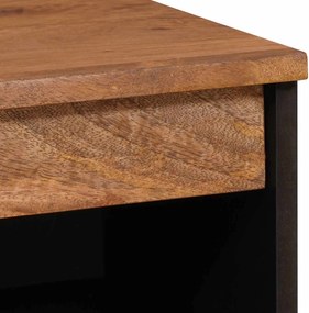 vidaXL Πλαϊνό γραφείο Καφέ Φινίρισμα Ακακίας 60 x 33 x 75 cm