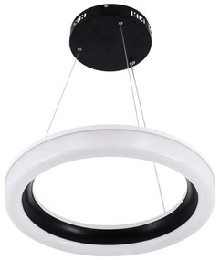 Φωτιστικό Οροφής Ariana 61037 Led 55W Φ48cm Black GloboStar Plastic