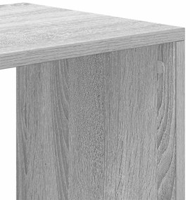 Βιβλιοθήκη Γκρι Sonoma 66x31x112 εκ. από Επεξεργασμένο Ξύλο - Γκρι sonoma