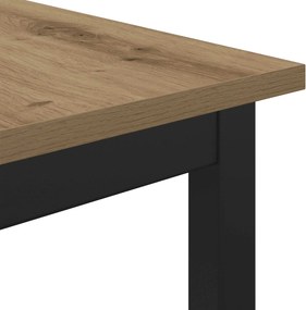 vidaXL παγκάκι Artisan Δρυς 80 x 35 x 45 cm Επεξεργασμένο Ξύλο