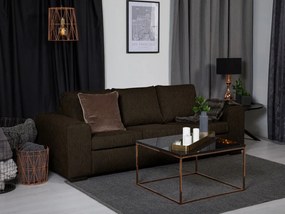 Καναπές Scandinavian Choice B110, Αριθμός θέσεων: 3, Καφέ, 234x91x86cm, Ταπισερί, Πόδια: Ξύλο | Epipla1.gr