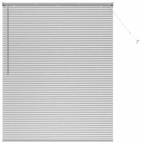 vidaXL Ρολό Παραθύρου με κουρτίνες Άλλο Ασημί 80 x 130 εκ Αλουμίνιο
