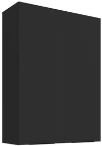 Κρεμαστό ντουλάπι Arianna 80 G 108 2F-Μαύρο