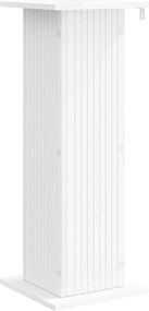 vidaXL Βάση φυτών Λευκό 30,5 x 30 x 80,5 εκ Επεξεργασμένο Ξύλο
