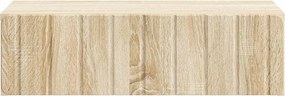 vidaXL Τραπεζάκι Τοίχου Sonoma Δρυς 59 x 34,5 x 17 εκ.