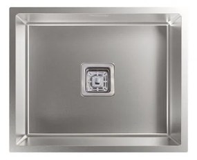 Νεροχύτη με Ένα Κύπελλο Cata CB5040R10 Ασημί