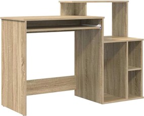 vidaXL Γραφείο Δρύς Sonoma 120,5 x 44 x 88,5 εκ Επεξεργασμένο ξύλο