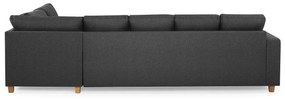 Γωνιακός Καναπές Scandinavian Choice C174, Δρυς, Γκρι, 300x195x92cm, 130 kg, Πόδια: Ξύλο | Epipla1.gr
