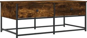 vidaXL Τραπεζάκι Σαλονιού Καπνιστή Δρυς 100x51x40 εκ. Επεξεργασμ. Ξύλο
