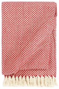 vidaXL Ριχτάρι Κόκκινο 220 x 250 εκ. Βαμβακερό