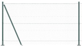vidaXL Στύλος Περιφράξεων Πράσινο 25 x 1,2 μ (πάνελ 36 χλστ) Ατσάλι
