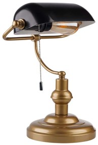 Φωτιστικό Επιτραπέζιο 534LUN5176 27x10x38cm 1xE27 40W Black-Gold Opviq