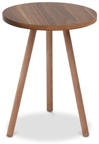 Βοηθητικό Τραπεζάκι Roma Καρυδί 33,5x33,5x46 GP022-0026,7 Megapap GP022-0026,7 Σκ. καφέ