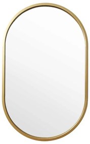 Καθρέπτης Ellipse pakoworld χρυσό 50x2x80εκ