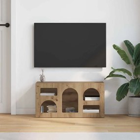 vidaXL Ντουλάπι TV ELST 80 x 35 x 40 εκ Artisan Oak Επεξεργασμένο Ξύλο