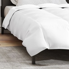 vidaXL Κουβέρτες & Κουβερλί Λευκό 155 x 200 εκ. Πούπουλο