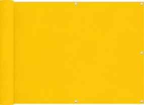 vidaXL Οθόνη Μπαλκονιού Κίτρινο 75 x 200 cm