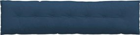 vidaXL Μαξιλάρι Πλάτης Μπλε 200 x 19 x 50 εκ ύφασμα