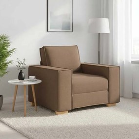 vidaXL Πολυθρόνα-Καναπέ-Καφέ 100x78x84 εκ. από Ύφασμα