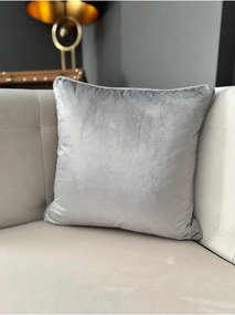 Stewehome Μαξιλαροθήκη διακοσμητική από βελούδο με βιολέτα 43x43 cm