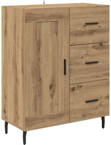 vidaXL Highboard 2 pcs Artisan Oak 69,5 x 32,5 x 180 εκ