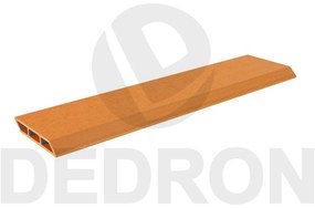 WPC Περίφραξη Πλάγια 2074-12 Teak 12cm