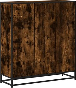 vidaXL Βιβλιοθήκη καπνιστή βελανιδιά 97,5x33x107,5 cm