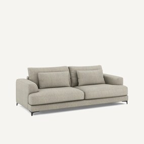 Πτυσσόμενος τετραθέσιος καναπές-κρεβάτι με τουίντ ταπετσαρία, Marsile