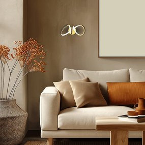 Φωτιστικό Τοίχου Tesoro 15W 4000K Χρυσό