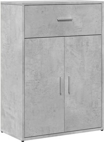 vidaXL Ντουλάπι Γκρι Σκυροδέματος 60x30x84 εκ. Επεξεργασμένο Ξύλο