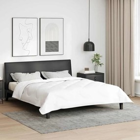vidaXL Κουβέρτα 2 σε 1 Λευκό 240 x 220 x 8 εκ Πολυεστέρας