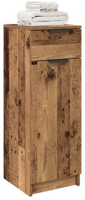 vidaXL Ντουλάπι Μπάνιου Παλιού Ξύλου 32x34x90 εκ. Κατασκευασμένο Ξύλο