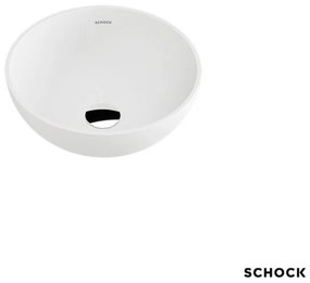 Schock Basic Επικαθήμενος Νιπτήρας Μπάνιου Φ40 White Matt