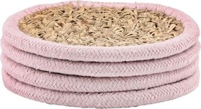 Σουβέρ (Σετ 4τμχ) Estia Gaia Pink 07-40420