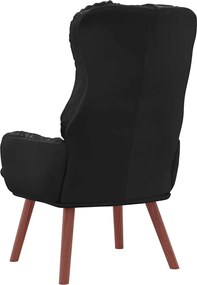 vidaXL Πολυθρόνα Μαύρο 69 x 74 x 93 εκ. Δερματίνη