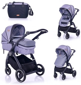 ΠΟΛΥΚΑΡΟΤΣΙ ΜΕΤΑΤΡΕΠΟΜΕΝΟ ΣΕ ΚΑΛΑΘΟΥΝΑ 2 ΣΕ 1 LORELLI ADRIA GREY 10021452007R