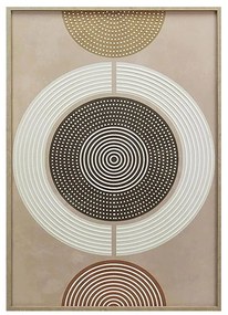 Κάδρο Σε Καμβά Geometric Cycles XCC05007008 50x70cm Multi Oriana Ferelli Κάθετοι Καμβάς