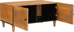 vidaXL Τραπεζάκι σαλονιού Ανοιχτό καφέ 80 x 50 x 40 cm