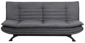 Καναπές κρεβάτι Oakland 339, Αριθμός θέσεων: 4, Σκούρο γκρι, 91x196x98cm, 42 kg, Πόδια: Μέταλλο, Ξύλο: Πεύκο | Epipla1.gr