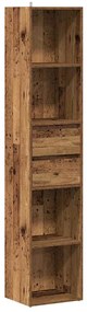 ντουλάπι βιβλίων vidaXL Παλιό ξύλο 36x30x171 cm Κατασκευασμένο ξύλο