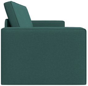 vidaXL Καναπές Κρεβάτι 2 σε 1 Σκούρος Πράσινος 245x150x60.5 εκ Υφάσματος